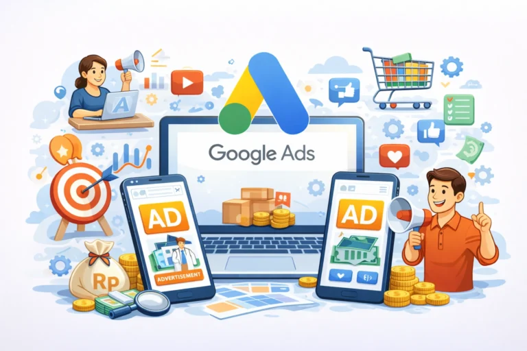Google Ads: Panduan Lengkap Cara Kerja, Jenis Kampanye, Biaya, dan Strategi untuk Bisnis Indonesia (2026)
