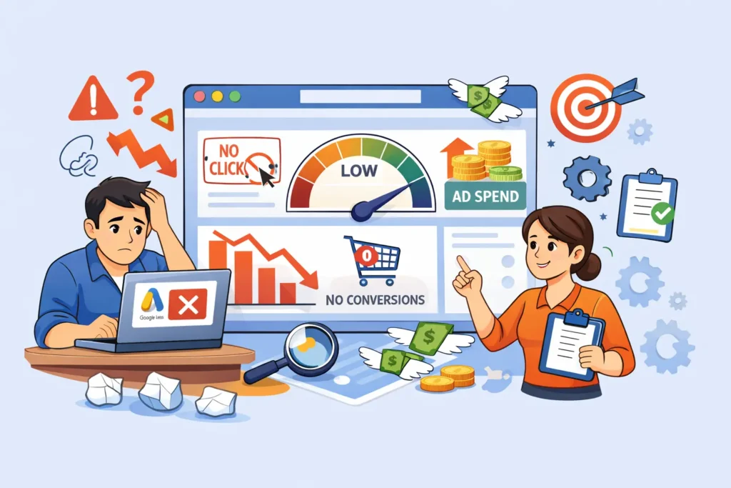 Kenapa Google Ads Tidak Menghasilkan? 7 Penyebab Utama Dan Cara Mengatasinya 3 Kenapa Google Ads Tidak Menghasilkan? 7 Penyebab Utama Dan Cara Mengatasinya