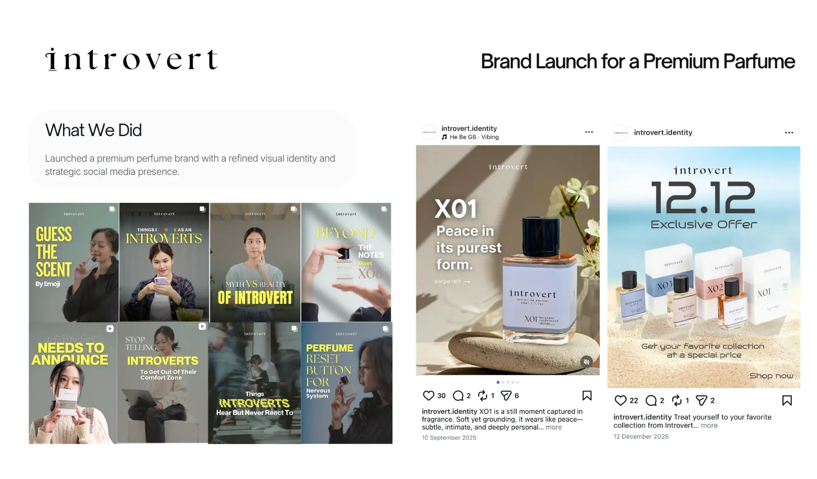 Social Media Management - Agency 44 Introvert Parfume Social Media Agency Case Study